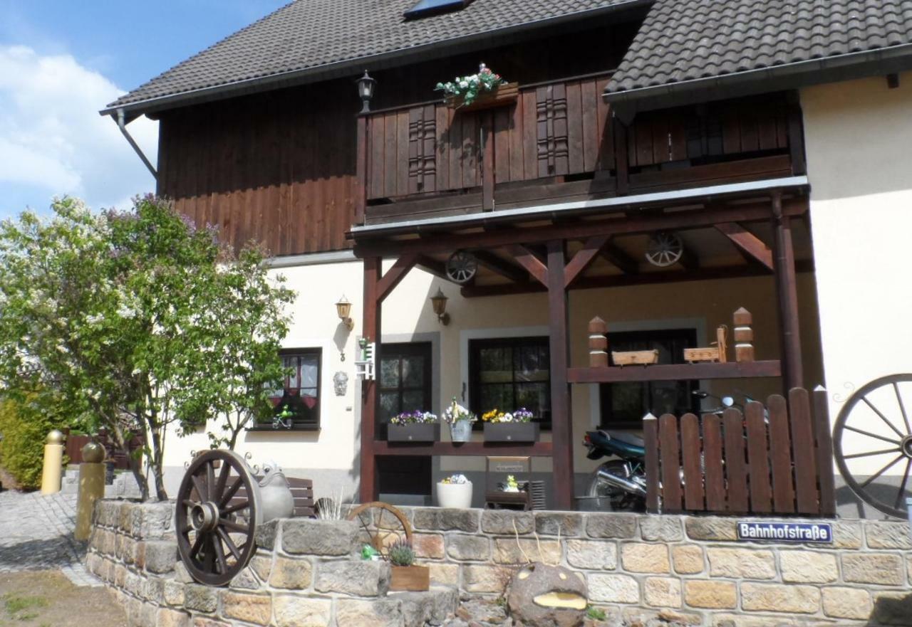 Ferienwohnung Am Schloss Lauenstein Im Erzgebirge Zewnętrze zdjęcie